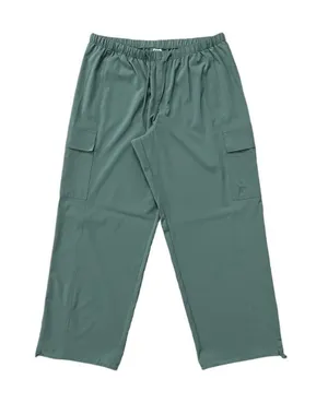 PINK Tech Stretch Cargo Parachute Pants Green Size Large thumbnail 1