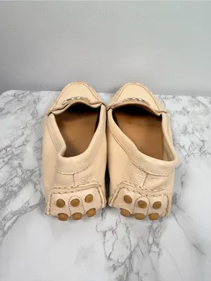 Coach Napoleon driving Loafers buckle leather Flats Size 7.5B thumbnail 3