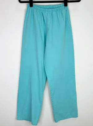 Uniform Advantage UA Scrubs Solid Blue Scrub Pants Bottoms Size XSP XS Petite thumbnail 1