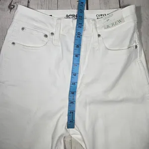 J. Crew Curvy Vintage Slim Straight Jeans White Size 27‎ Style BP494 thumbnail 15