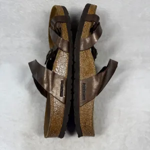Birkenstock Mayari Metallic Copper Bronze Sandals EU 39 L8-8.5 Strappy Slide thumbnail 7