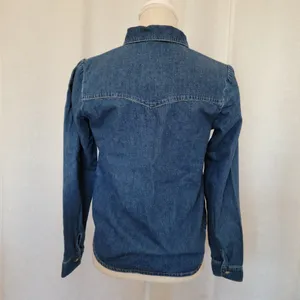 BDG urban outfitters western denim popover blouse thumbnail 5