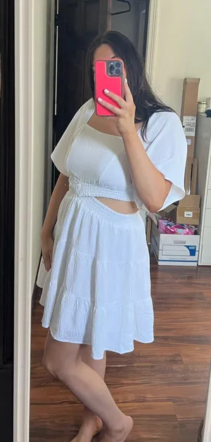 White Dress Size L thumbnail 3