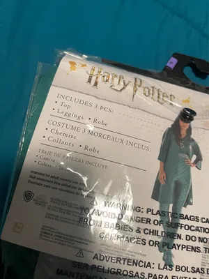 Womens Harry Potter slytherin quidditch costume XL 14-16 thumbnail 4