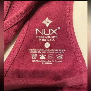 NUX Freedom Nylon Tank Top Women’s Maroon Red Size Small thumbnail 5