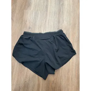 Nike Dri-FIT Womens Black Running Shorts Size Medium Liner‎ Back Pocket 3316 thumbnail 3