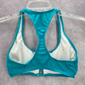 Urban Sea Green Cutout Racerback‎ Padded Swimwear Bikini Sports Bra S Small thumbnail 2