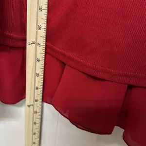 Xiang Ri Kui Red Layered Tunic Size XXL thumbnail 10