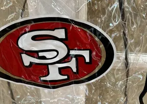 NFL SF 49ers Clear Tote Stadium Bag Security Approved thumbnail 3