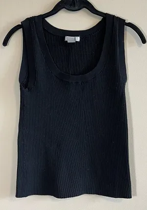 ✨ H&M Women’s Black Sweater Tank Top Small‎ thumbnail 1