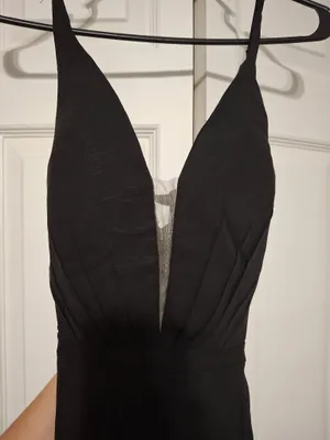 Formal Elegant Bridesmaid Dress Black Size L thumbnail 4
