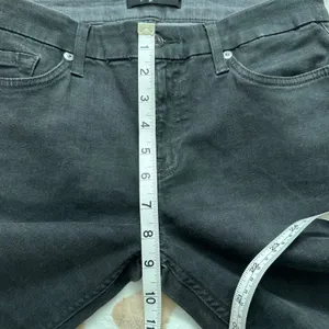 7 For‎ All Mankind Ankle Skinny Jeans Black Wash Denim Size 28 thumbnail 11