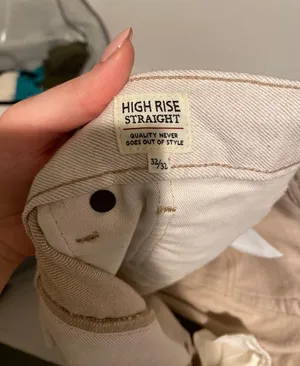 High Rise Straight Jeans thumbnail 3