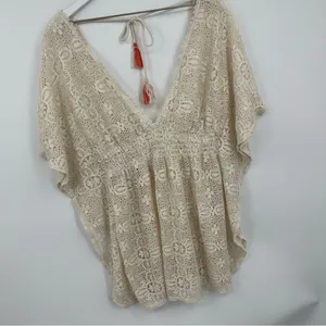 Xhilaration Lace Boho Swimsuit Cover Up Size XL Pool Beach thumbnail 3