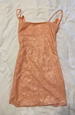 in the Sky Lucy Dress Mini Sequin Pink thumbnail 1