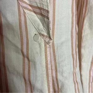 J. Crew Stripe Long Sleeve Wrap Blouse Size Large thumbnail 3