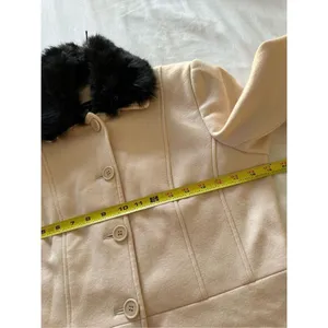 NWT Sandra Angelozzi "Nude" Jacket Size 40 80%wool 20% acrylic A Size M thumbnail 3