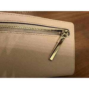 Kate Spade Neda Bifold Wallet Pink Bow Rhinestone Embellished Zip Around‎ VGUC thumbnail 5