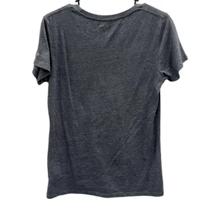 Asics Run Like The Wind Heathered Gray Athletic Graphic Tee Short Sleeve Size XL thumbnail 6