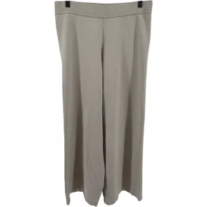 One Grey Day Toni Wide Leg Pants Pull On High Waist Lounge Canvas Beige L NWOT thumbnail 2