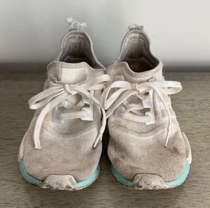 Adidas NMD R1 Sneakers in "White Clear Aqua" Size 7 thumbnail 1