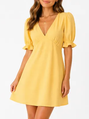 Vero Moda - Puff Sleeve‎ Mini Dress thumbnail 1