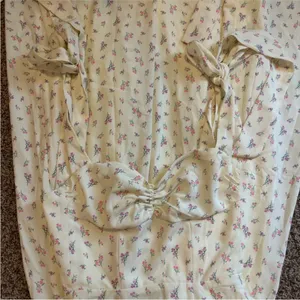 House Of CB Pastel Yellow Floral Summer Ribbon Alicia Midi Dress thumbnail 3