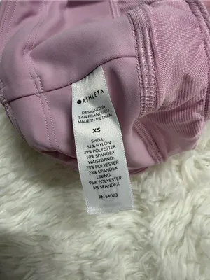 Athleta Run With It Textured 3.5” Running Shorts Pink Size XS Lined thumbnail 6