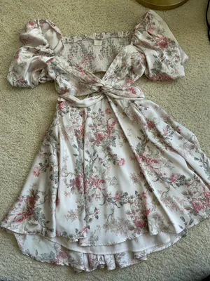 Altar'd State Floral Dress thumbnail 4