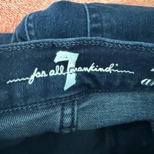 7 For All Mankind sz 23 blue jeans high waist‎ ankle jeans thumbnail 4