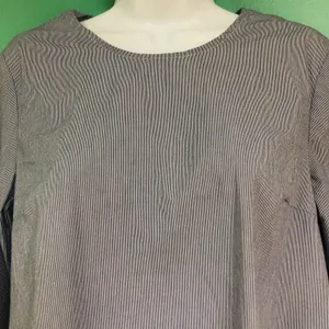 A New Day Blue & White Striped Bell Sleeve Blouse thumbnail 8