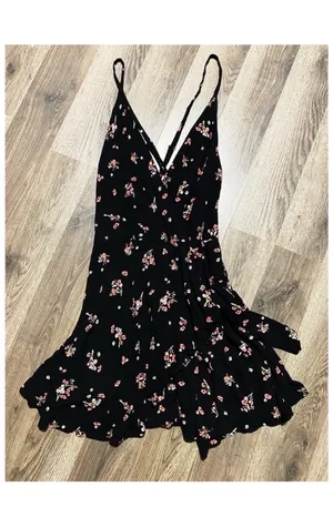 Free People Floral Romper Dress thumbnail 5