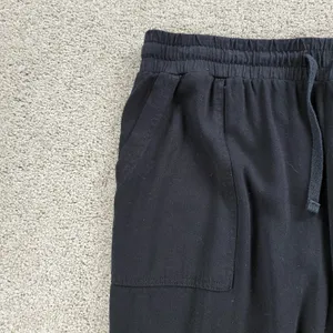 Splendid Sweatpants 2XL Black Hi Rise Drawstring‎ Tapered Leg Jogger Activewear thumbnail 5