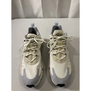 Nike Air‎ Max 270 React CT1287-100 White Fossil Running Shoes Sneakers Women 8.5 thumbnail 2