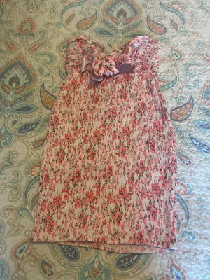 O. Vianca Floral Strapless Mini Dress thumbnail 1
