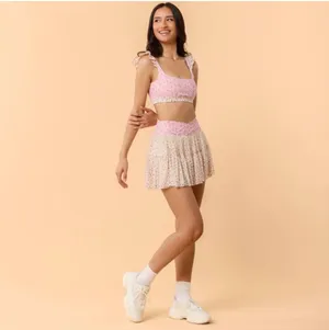 NWT! Blogilates Target X Popflex Women's Viral Ballerina Skort Floral Size Large thumbnail 9