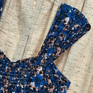 Free People Linen Blend Pattern Play Mini Dress thumbnail 11