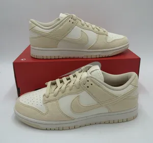 Nike Women's Dunk Low Shoes Pale Ivory Size 8.5 NWB No Lid HJ7673-004 thumbnail 1