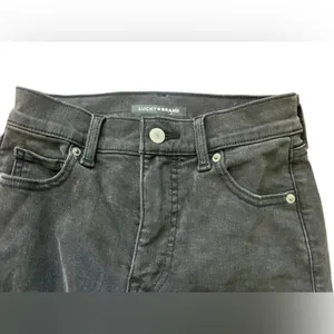 Lucky Brand Women's High Rise Dark Gray Jeans size 24 thumbnail 3