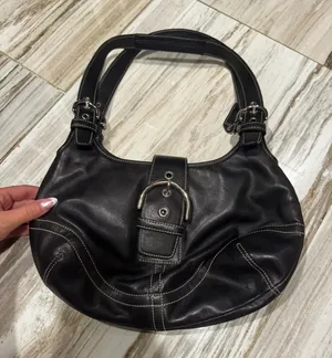 Coach Leather Black Shoulder Bag Soho thumbnail 1