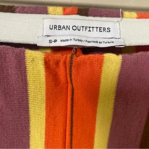 Urban Outfitters Bali Multi-color Striped Low-Rise boho Flare Stretch Pant Si… thumbnail 7