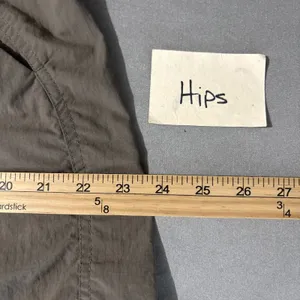 LL Bean Ripstop Shorts Womens Size 16 Taupe Nylon Hiking Gorpcore Granola Girl thumbnail 9