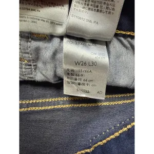 Levis 720 High Rise Super Skinny Jeans Dark Wash Indigo‎ Blue Denim 26x30 thumbnail 6