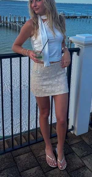 H&M Crochet Mini Skirt thumbnail 10