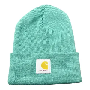 CARHARTT Knit Cuff Beanie In Turquoise thumbnail 1