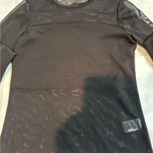Shinestar Black Mesh Bodysuit thumbnail 7