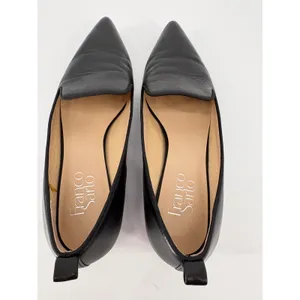 Franco Sarto Vianna Loafer Pump Womens 8 Black Leather Pointed Toe Block Heel thumbnail 11