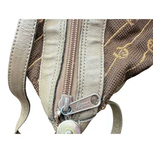 Etienne Aigner Vintage Monogram Logo Shoulder Bag Brown‎ Canvas Leather Trim thumbnail 8