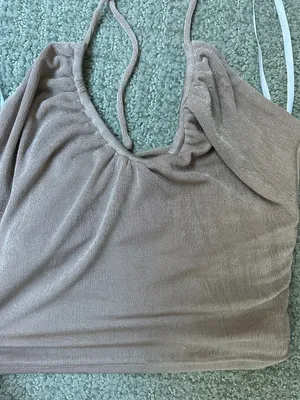 Revolve Super down Halter Top thumbnail 6