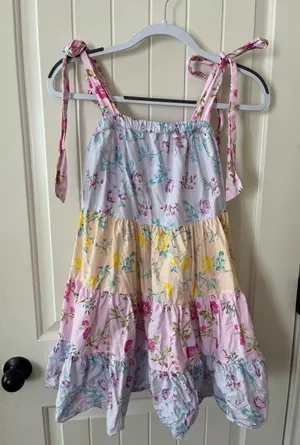 Love Shack Fancy x Target Collab Mini Floral Dress thumbnail 1
